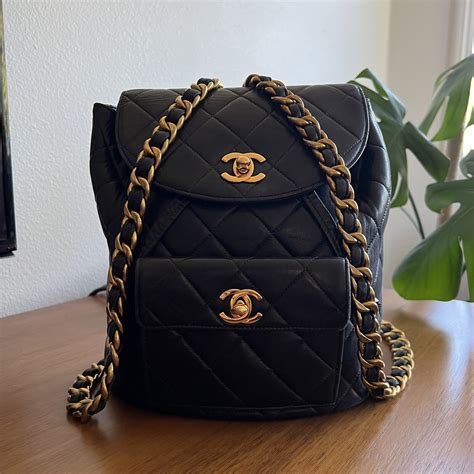 chanel vintage mini bucket bag|Vintage Chanel backpack price.